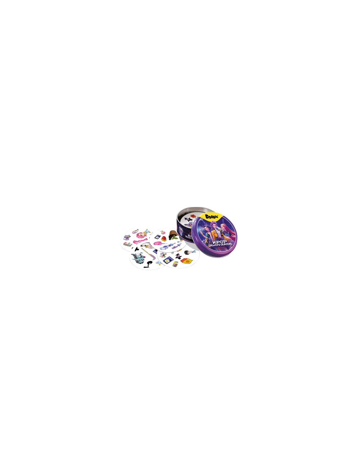 Dobble K-Pop Demon Hunters de Zygomatic en Juegos de Cartas | La Cueva Roja