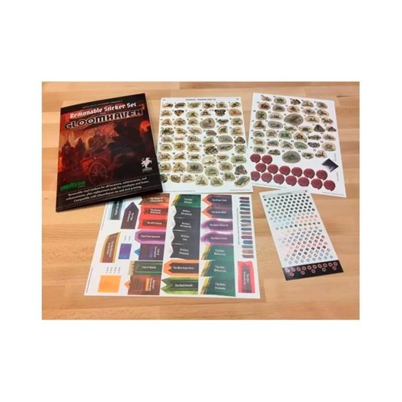 Gloomhaven - Pegatinas Reutilizables de Asmodee en Otros | La Cueva Roja