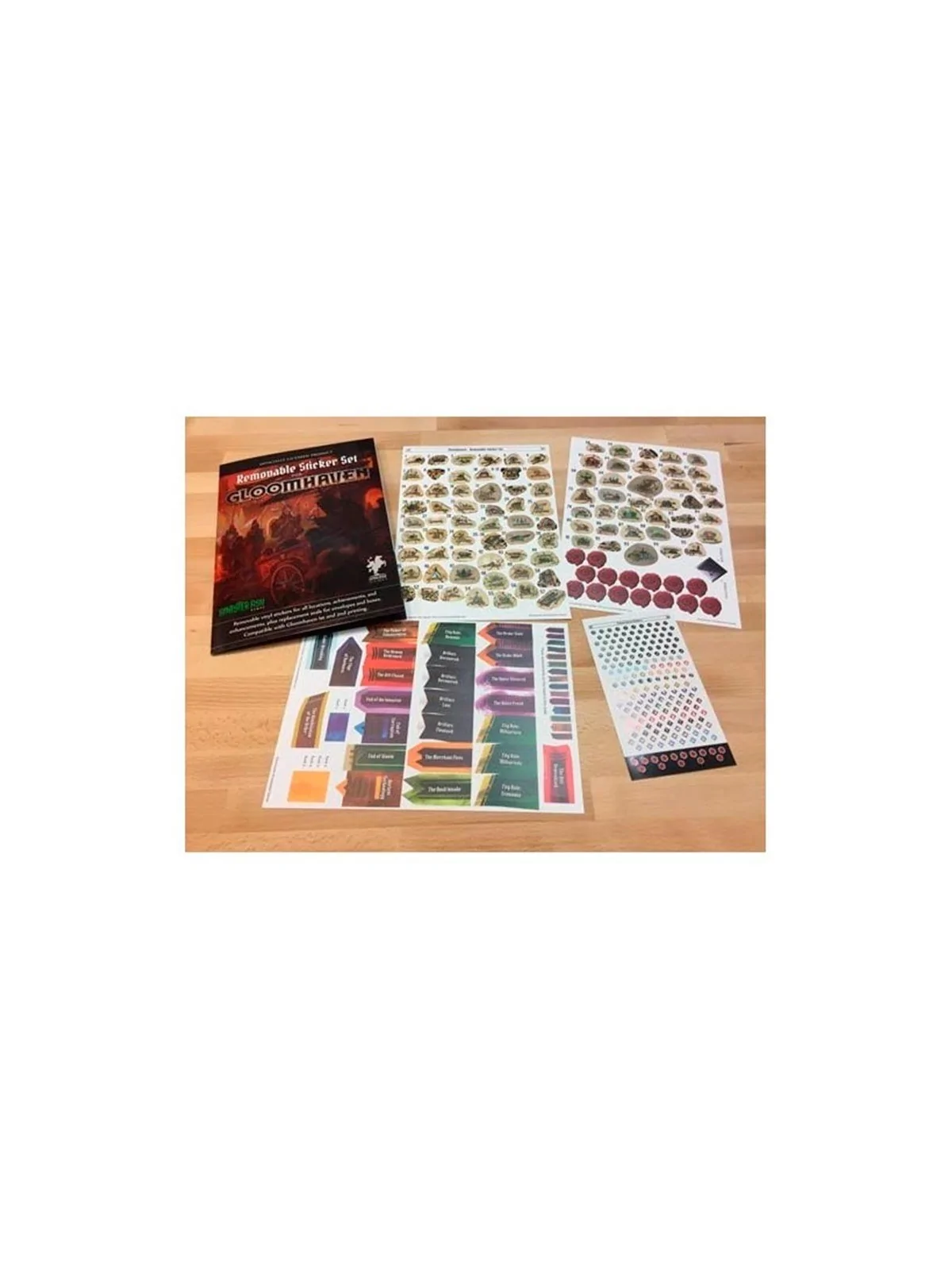 Gloomhaven - Pegatinas Reutilizables de Asmodee en Otros | La Cueva Roja