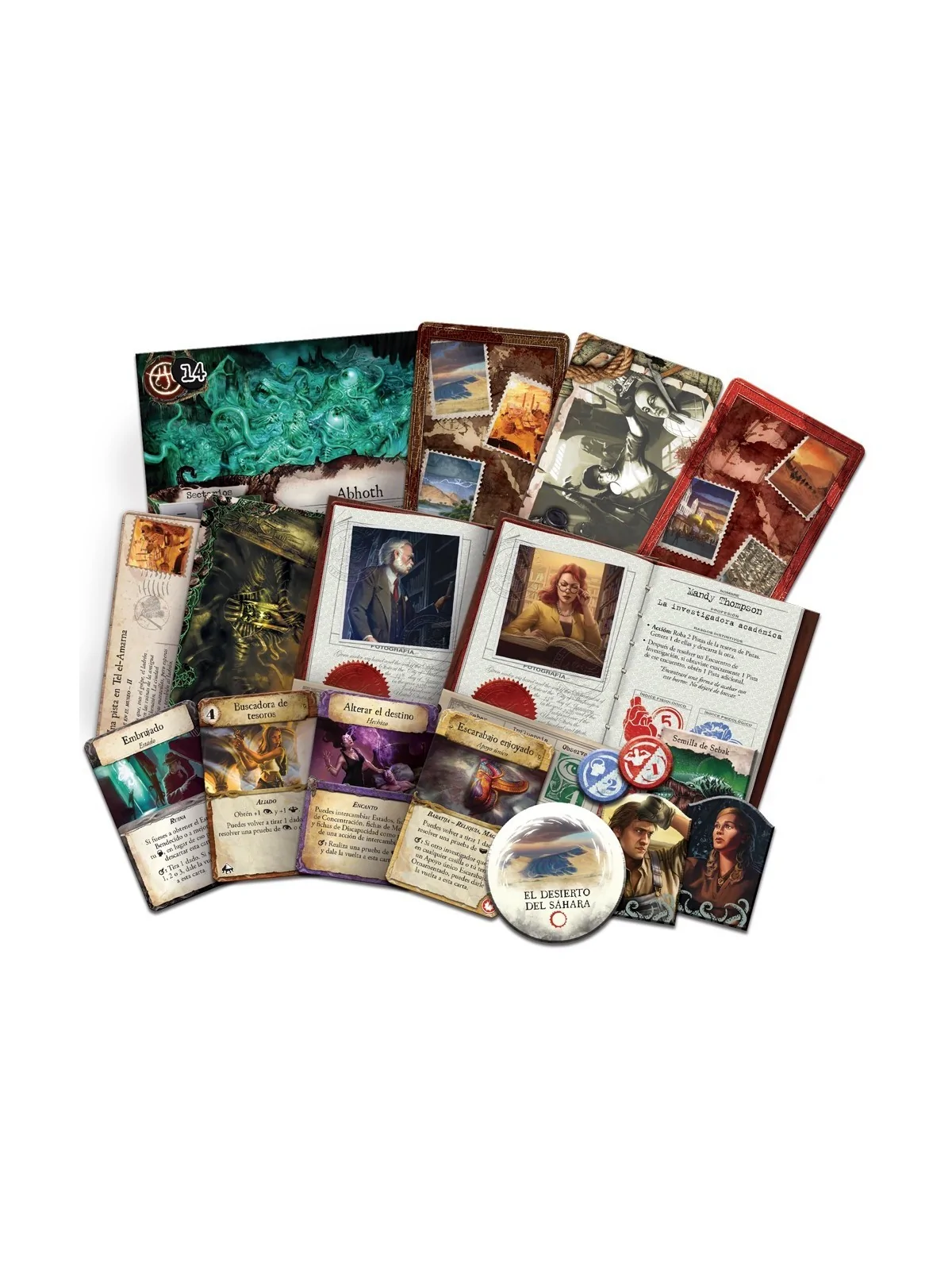 Eldritch Horror: Bajo las Pirámides de Asmodee en Juegos de Tablero | La Cueva Roja