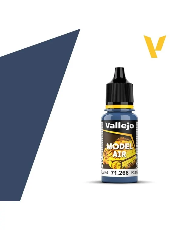 RLM24 Dunkelblau Model Air Vallejo 18ml (71266) de Vallejo en Model Air | La Cueva Roja