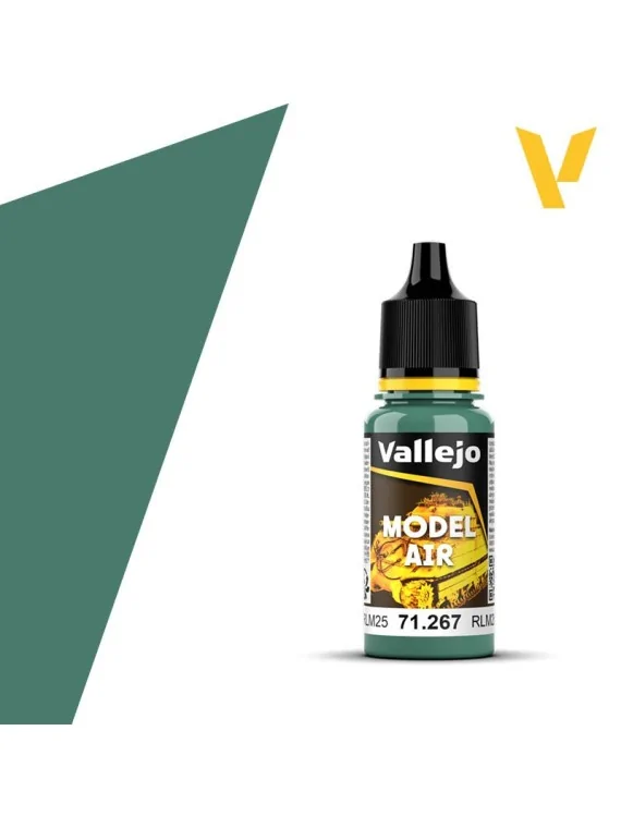 RLM25 Hellgrün Model Air Vallejo 18ml (71267) de Vallejo en Model Air | La Cueva Roja