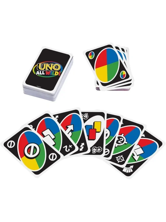 Uno All Wild de Mattel en Juegos de Cartas | La Cueva Roja
