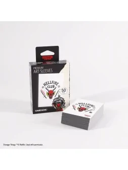 Stranger Things: Hellfire Club Premium Art Sleeves de Gamegenic en Fundas | La Cueva Roja