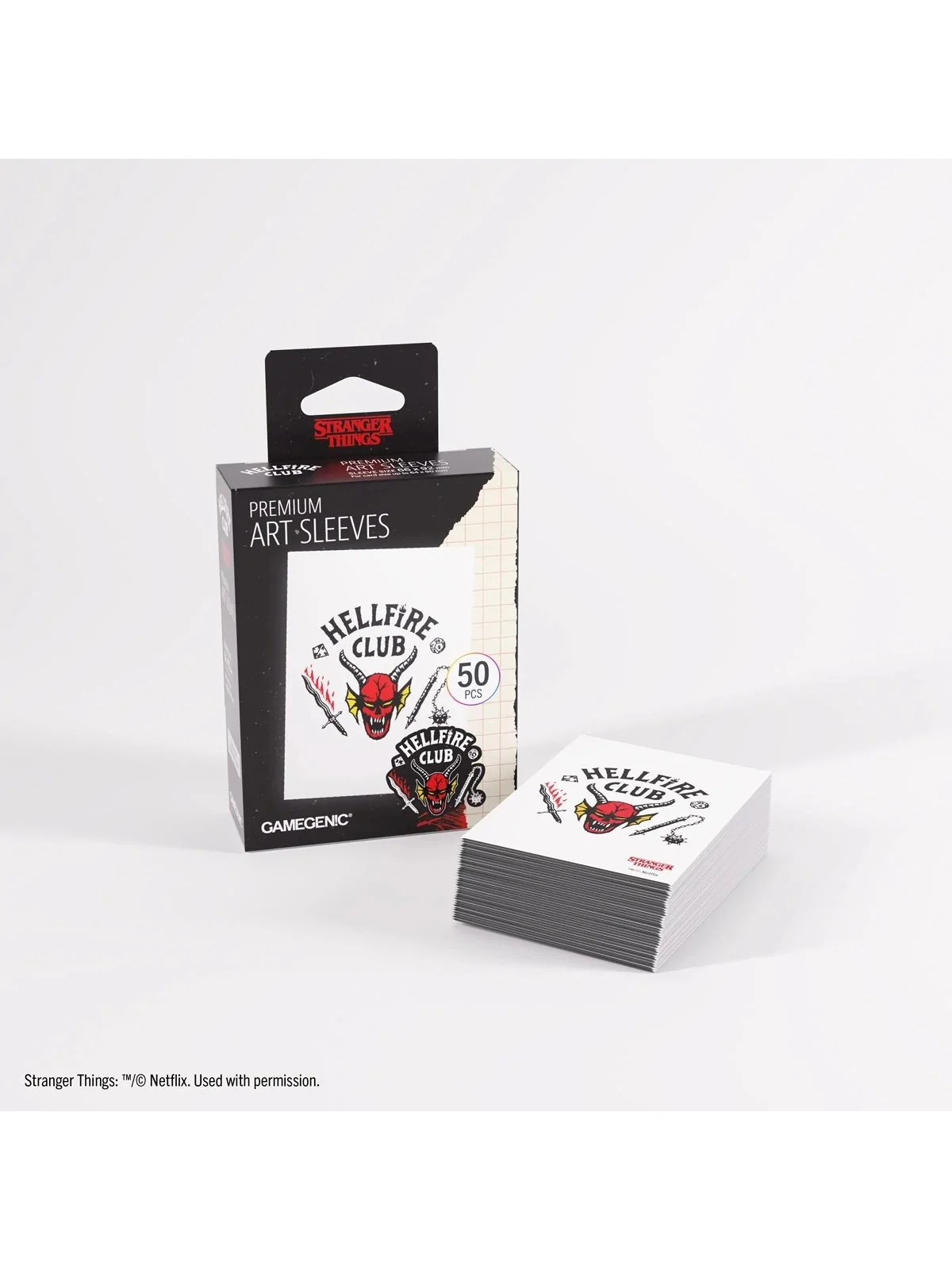 Stranger Things: Hellfire Club Premium Art Sleeves de Gamegenic en Fundas | La Cueva Roja