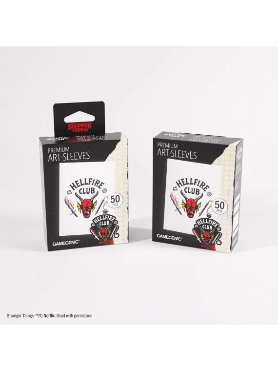 Stranger Things: Hellfire Club Premium Art Sleeves de Gamegenic en Fundas | La Cueva Roja