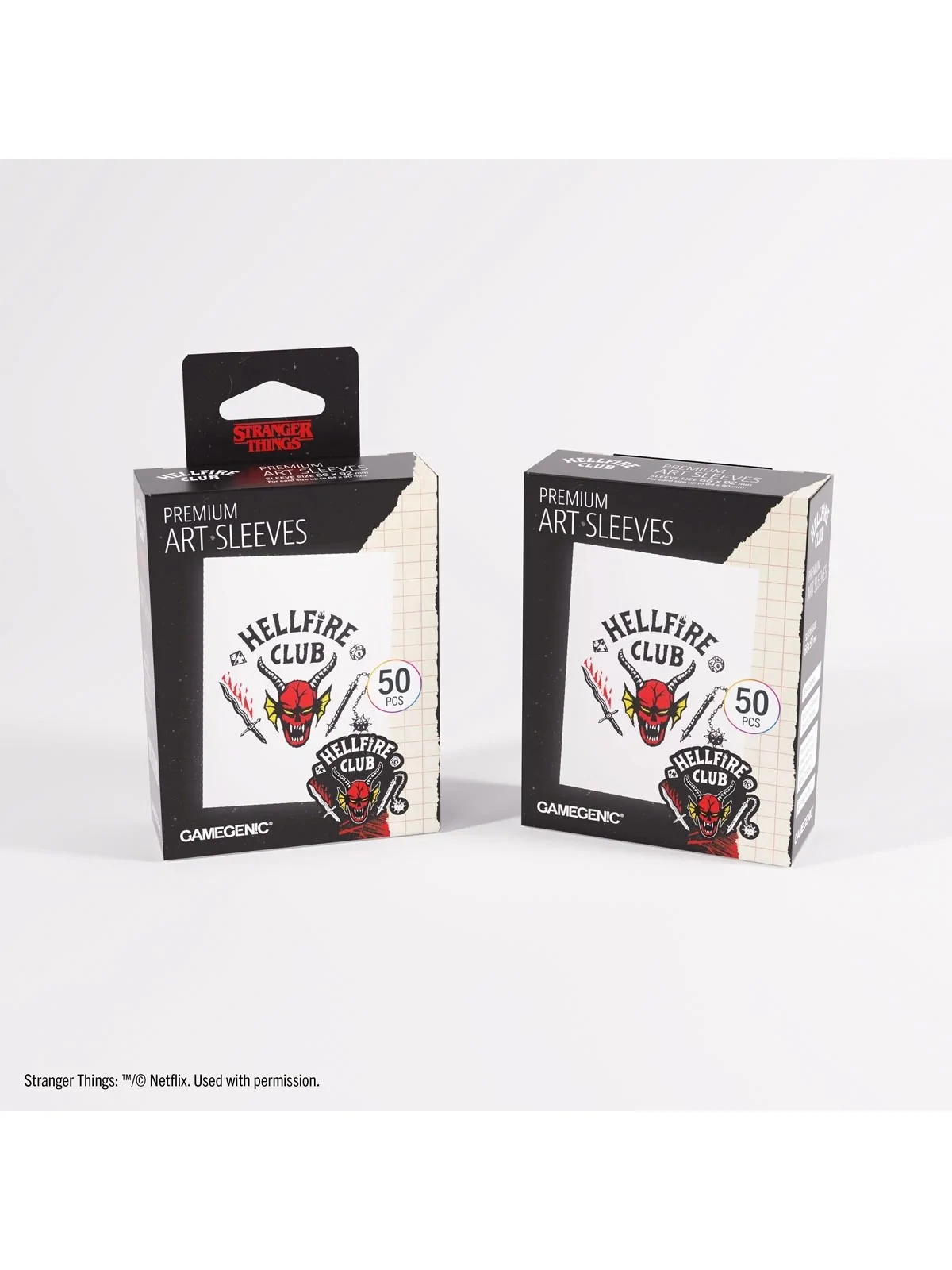Stranger Things: Hellfire Club Premium Art Sleeves de Gamegenic en Fundas | La Cueva Roja