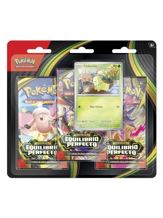 Pokemon TCG: Equilibrio Perfecto–Pack de 3 Sobres (ES) de Bandai en Pokemon TCG | La Cueva Roja