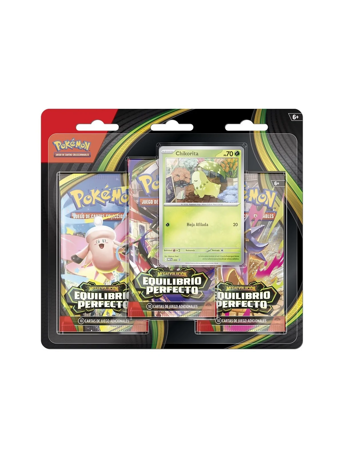 Pokemon TCG: Equilibrio Perfecto–Pack de 3 Sobres (ES) de Bandai en Pokemon TCG | La Cueva Roja