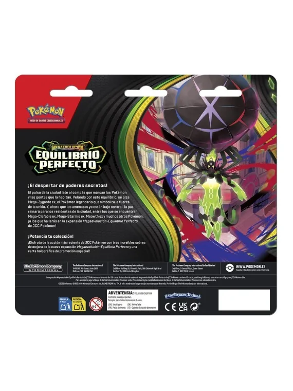 Pokemon TCG: Equilibrio Perfecto–Pack de 3 Sobres (ES) de Bandai en Pokemon TCG | La Cueva Roja