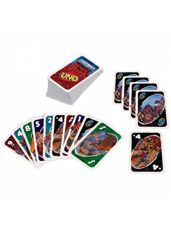 Uno Masters of the Universe de Mattel en Juegos de Tablero | La Cueva Roja