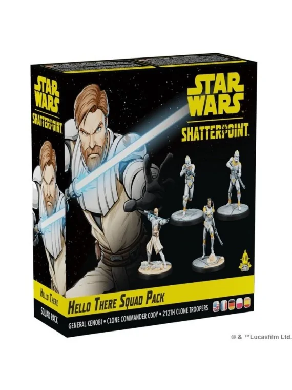 Star Wars Shatterpoint: Hello There General Obi-Wan Kenobi Squad Pack de Juegos en Juegos de Tablero | La Cueva Roja
