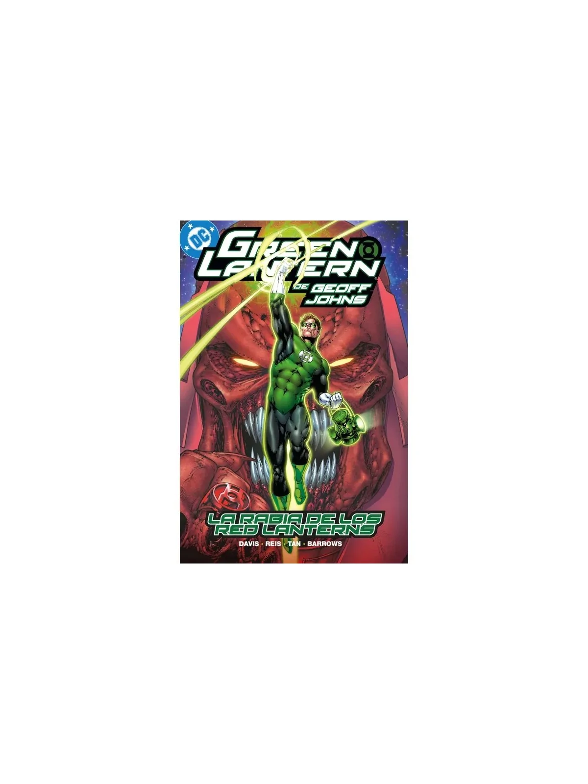 Biblioteca Green Lantern de Geoff Johns: La Rabia de los Red lanterns 10 de Panini Comics en Cómics Americano | La Cueva Roja