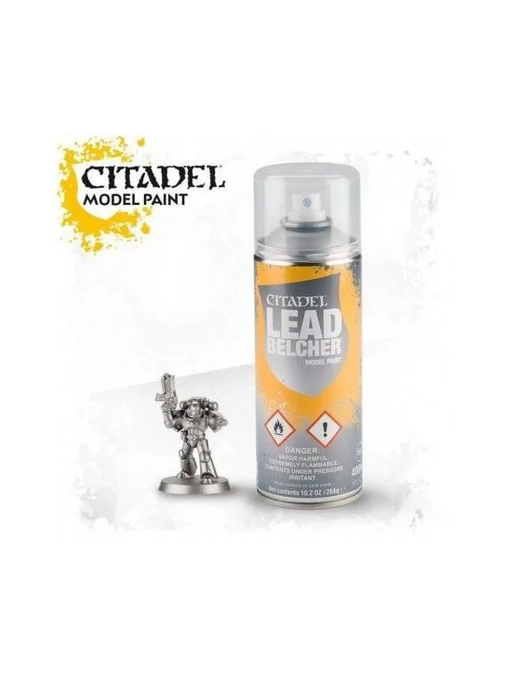 Warhammer Colour: Leadbelcher spray paint (62-24) de Games Workshop en WARHAMMER 40.000 | La Cueva Roja