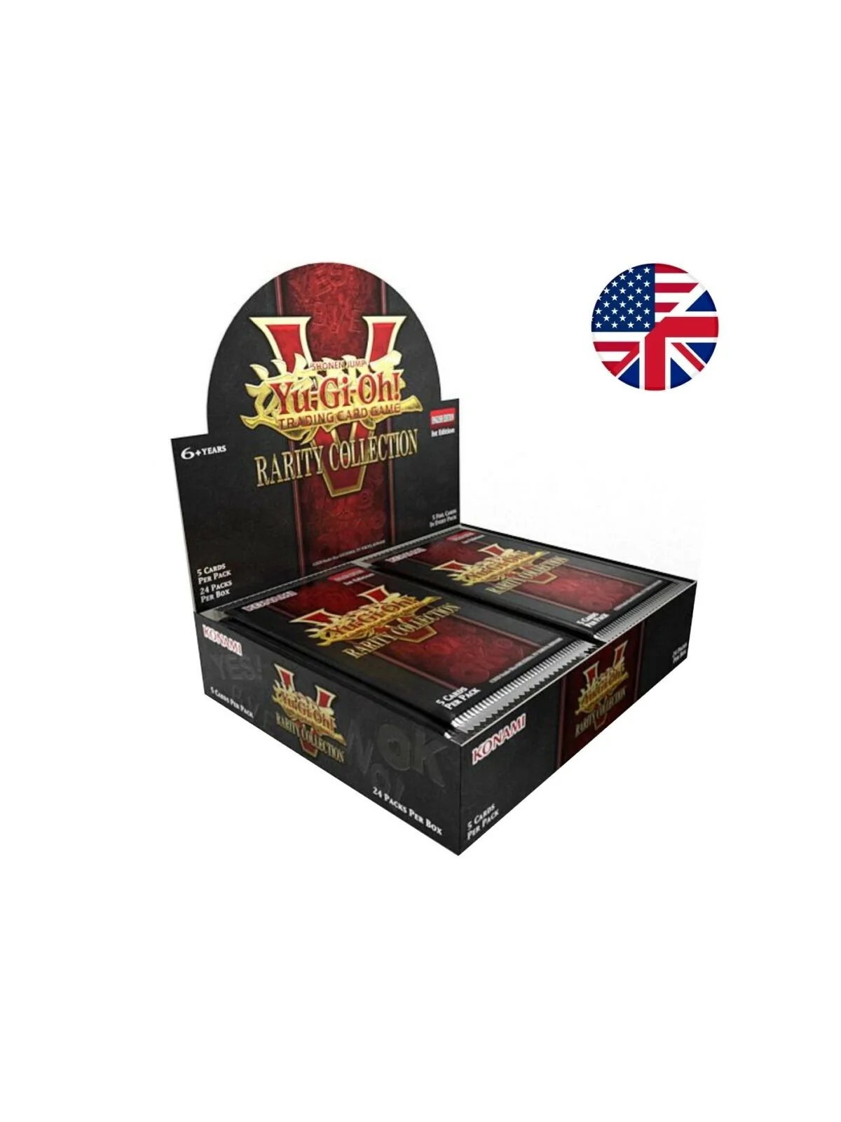 Yugioh: Rarity Collection V Booster Box 24 Packs (Inglés) de Konami en TCG | La Cueva Roja