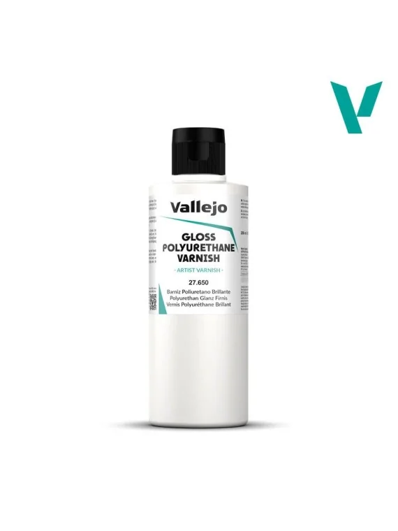 Barniz Poliuretano Brillante Primers Vallejo 200ml (27650) de Vallejo en Primers | La Cueva Roja
