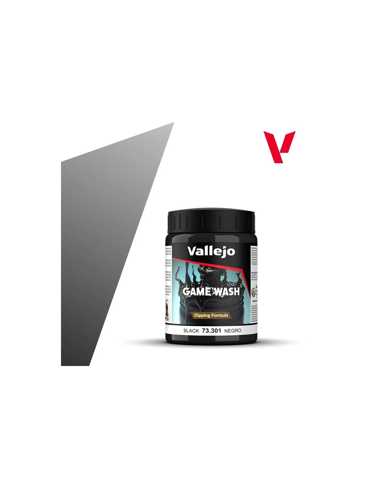 Lavado Negro Game Color Wash Lavado Vallejo 200 ml (73301) de Vallejo en Game Color | La Cueva Roja