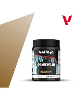 Sepia Game Color Wash Lavado Vallejo 200 ml (73300) de Vallejo en Game Color | La Cueva Roja