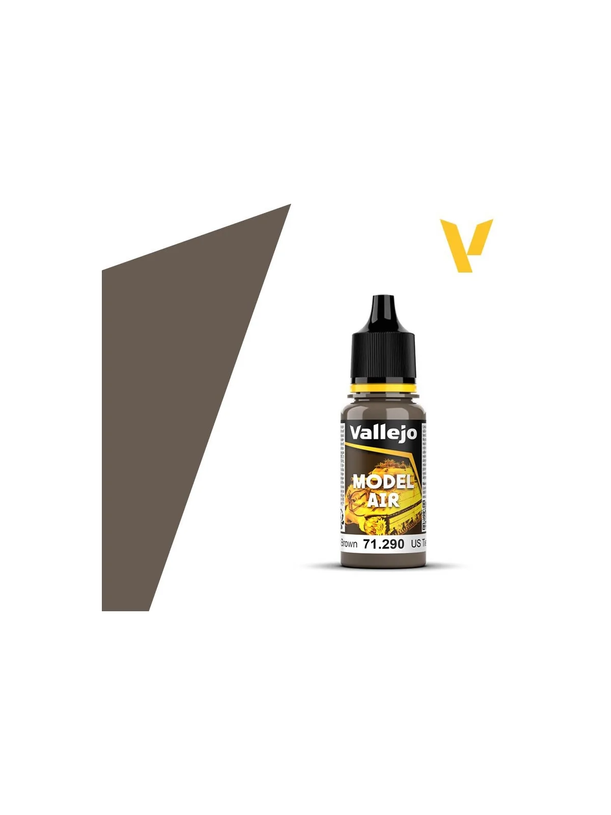 US Tierra Marrón Model Air Vallejo 18ml (71290) de Vallejo en Model Air | La Cueva Roja