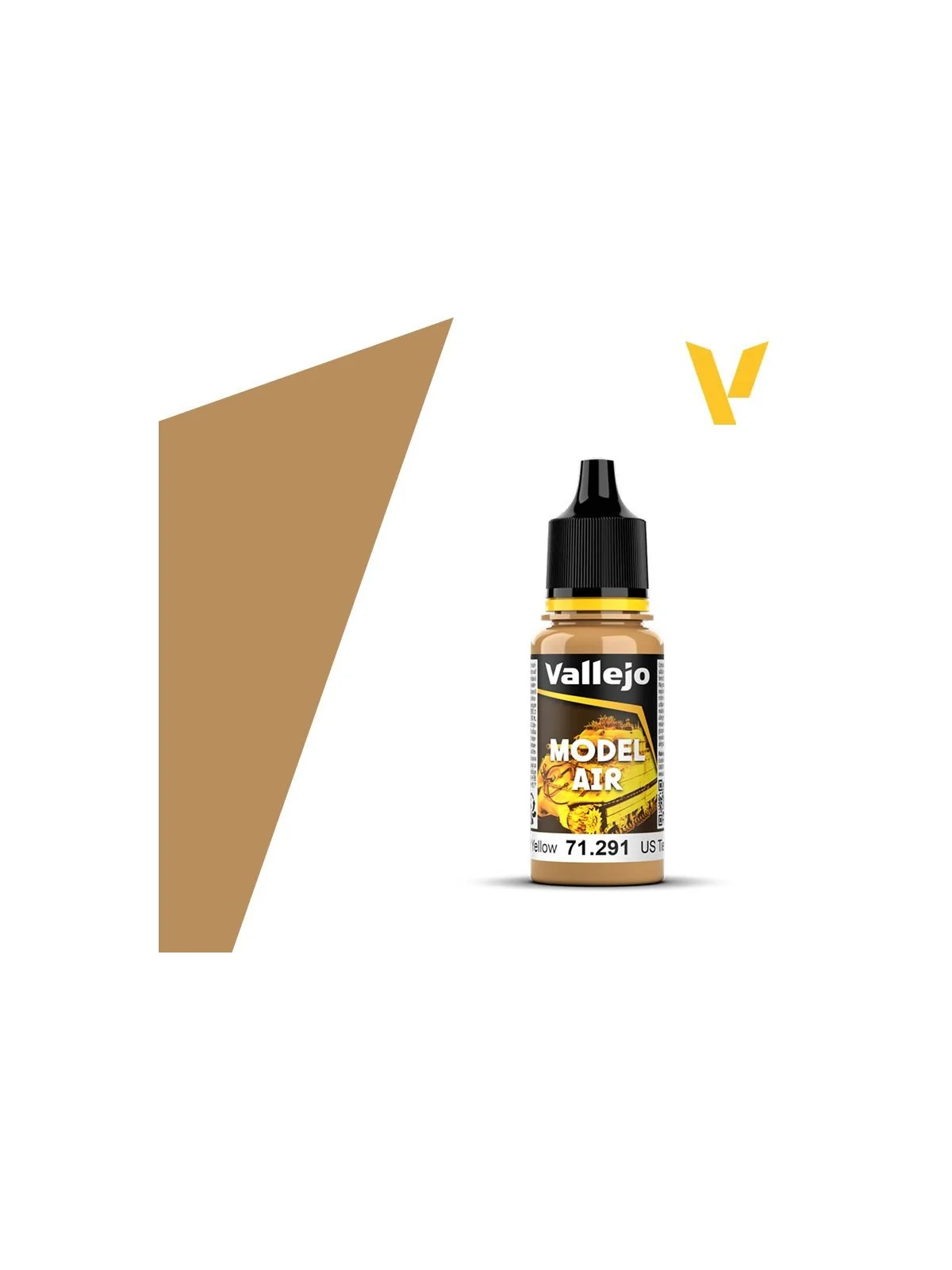US Tierra Amarilla Model Air Vallejo 18ml (71291) de Vallejo en Model Air | La Cueva Roja