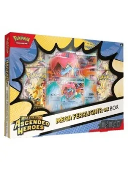 Pokemon TCG: Heroes Ascendente – Mega (Emboar/Feraligart/Meganium) Ex Box (Español) de  en Pokemon TCG | La Cueva Roja
