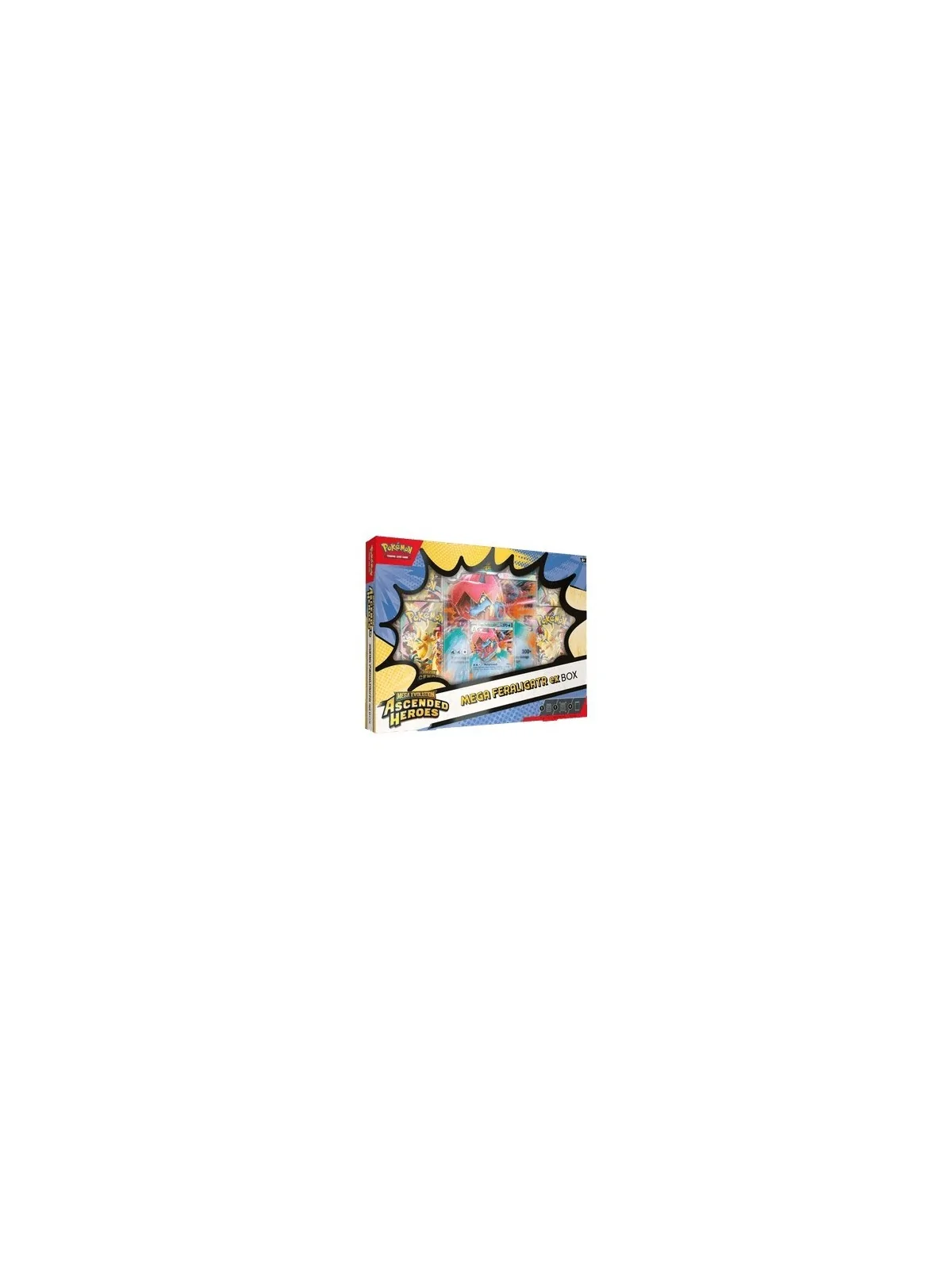 Pokemon TCG: Heroes Ascendente – Mega (Emboar/Feraligart/Meganium) Ex Box (Español) de  en Pokemon TCG | La Cueva Roja