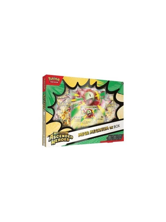 Pokemon TCG: Heroes Ascendente – Mega (Emboar/Feraligart/Meganium) Ex Box (Español) de  en Pokemon TCG | La Cueva Roja