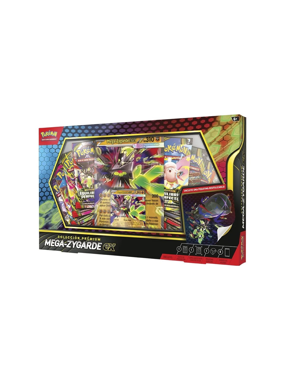 Pokemon TCG: Equilibrio Perfecto – Colección Premium – Mega Zygarde Ex (Español) de  en Pokemon TCG | La Cueva Roja