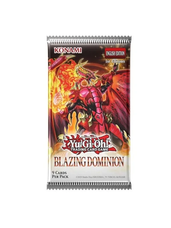 Yu-Gi-Oh!: Blazing Dominion – Booster (Inglés) de Konami en Yu-Gi-Oh! Trading Card Game | La Cueva Roja