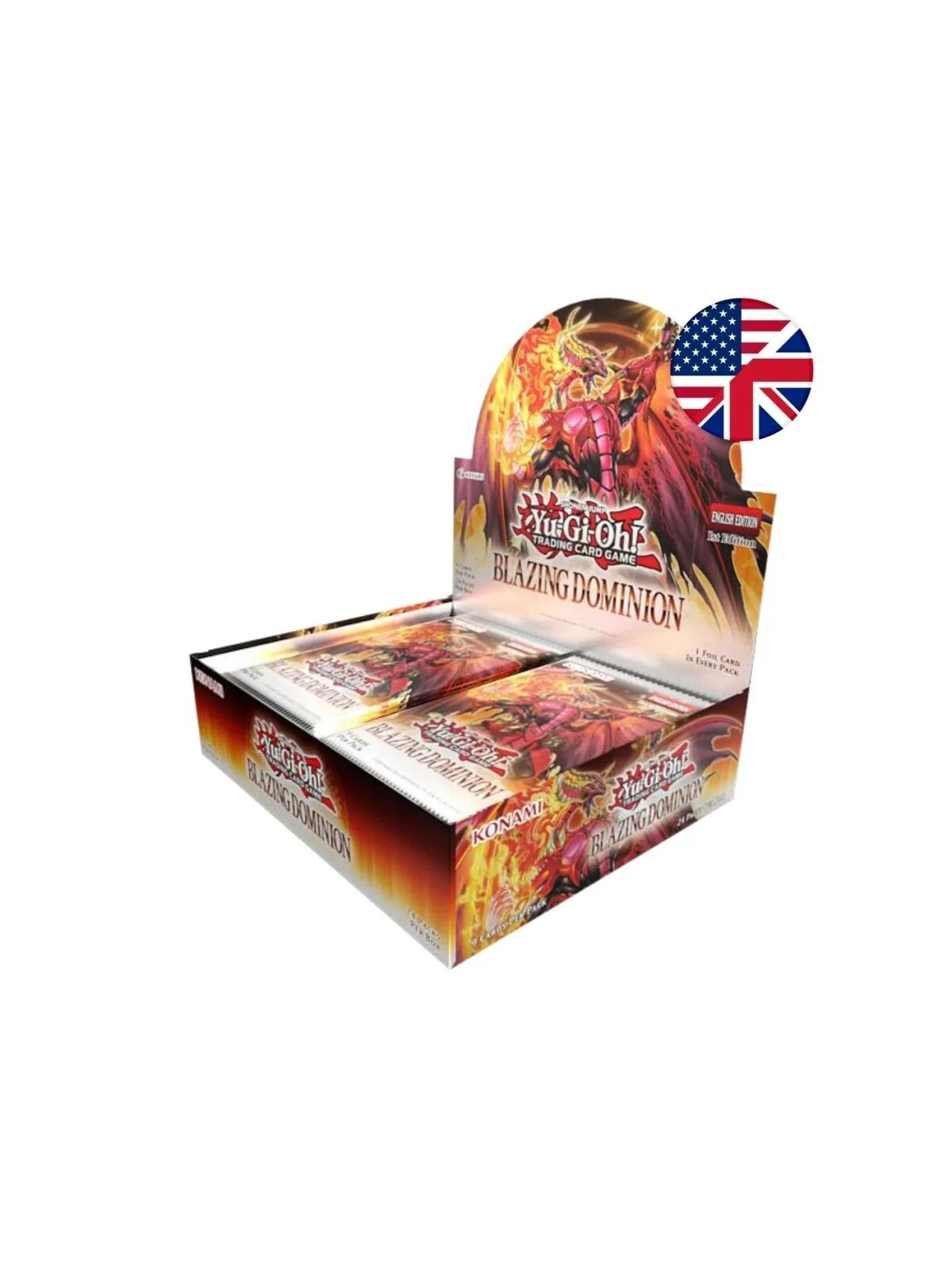 Yu-Gi-Oh!: Blazing Dominion – Booster Box (24x Booster) (Inglés) de Konami en Yu-Gi-Oh! Trading Card Game | La Cueva Roja