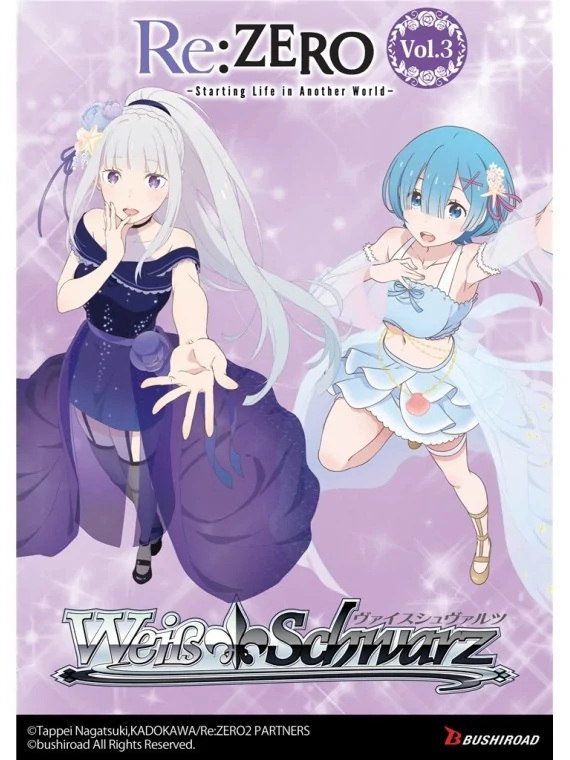 Weiss Schwarz: Re:ZERO - Starting Life in Another World  – Booster Box (24x Booster) (Inglés) de Bushiroad en Weiss Schwarz | La