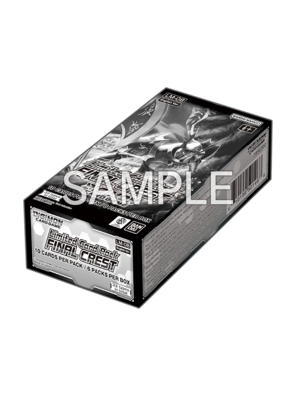 Digimon Card Game: Pack Final Crest (LM-08) Box (6 Packs) (Inglés) de Bandai en Digimon Card Game | La Cueva Roja