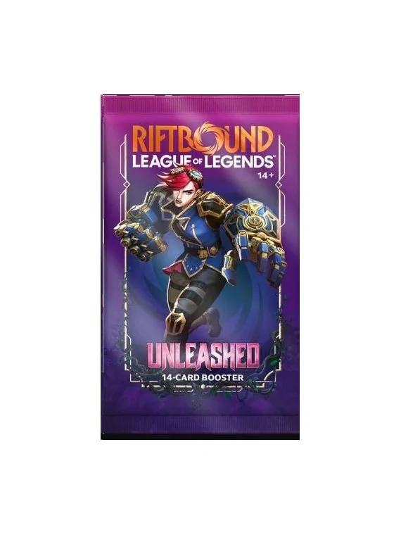 Sobre Riftbound: Unleashed Booster (Inglés) (1) de Riot Games en Riftbound | La Cueva Roja