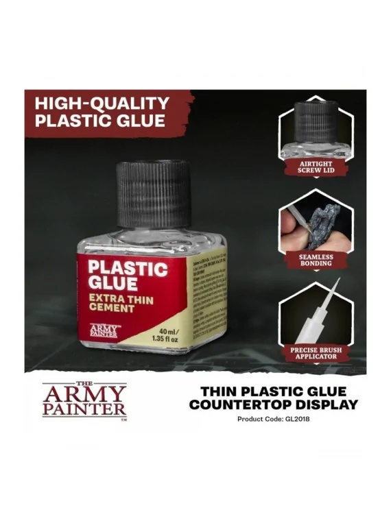 Thin Plastic Glue 40ml The Army Painter de The Army Painter en Materiales | La Cueva Roja