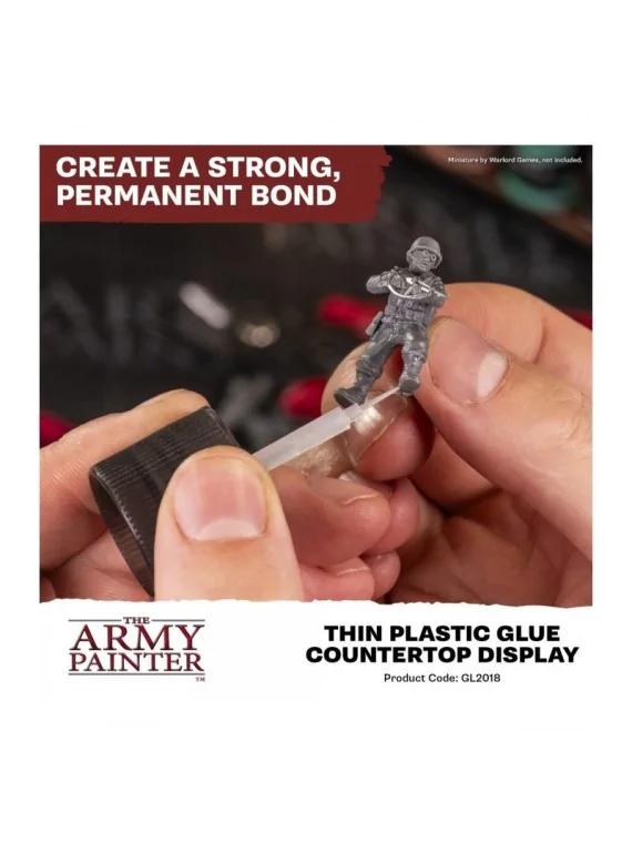 Thin Plastic Glue 40ml The Army Painter de The Army Painter en Materiales | La Cueva Roja