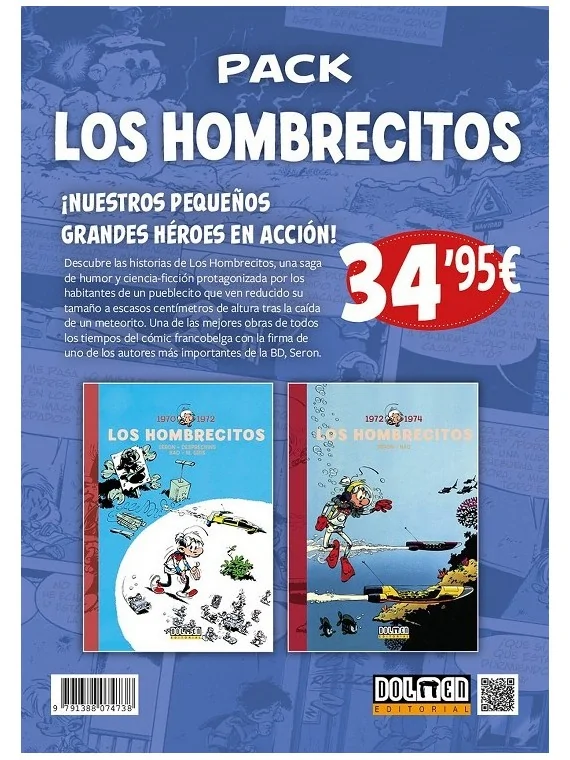 Pack Oferta Los Hombrecitos de DOLMEN EDITORIAL en Cómics Europeo | La Cueva Roja