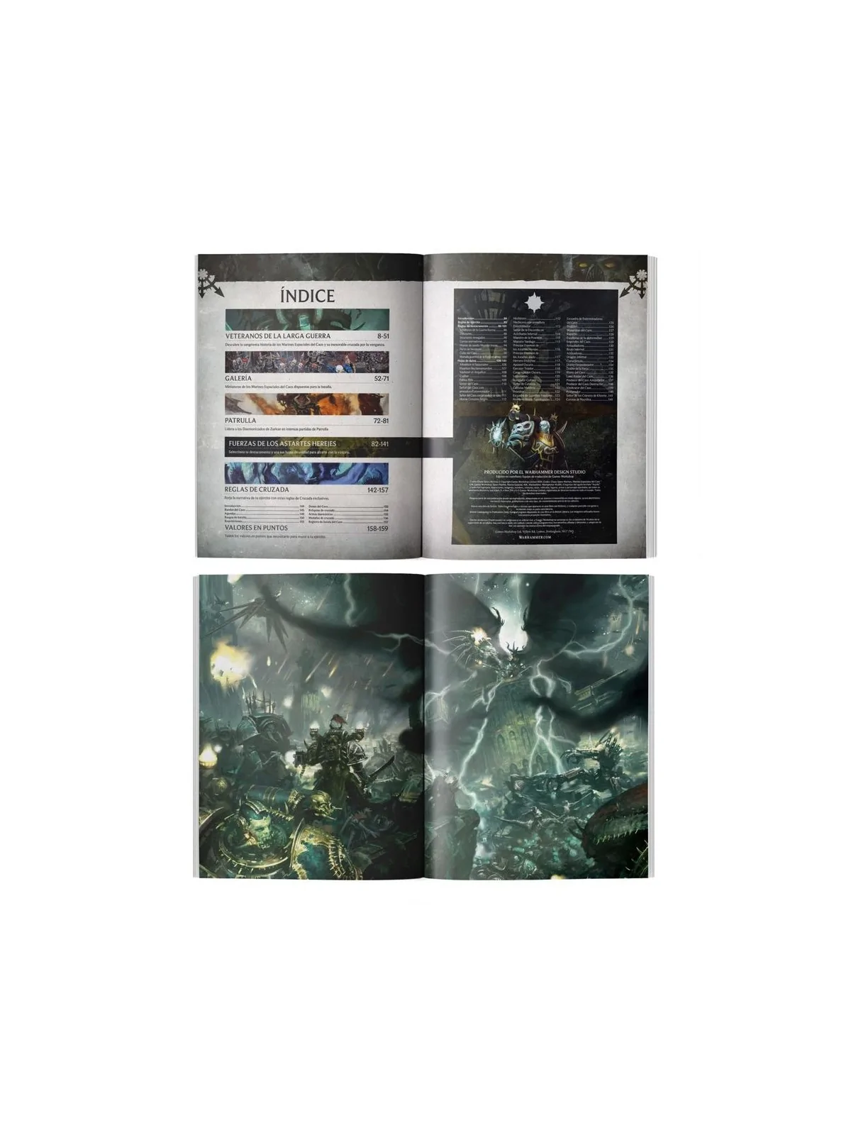 Codex: Chaos Space Marines (ESP) (43-01) de Games Workshop en WARHAMMER 40.000 | La Cueva Roja