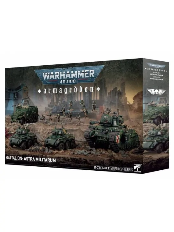 Warhammer 40000: Batallón de Armageddon - Astra Militarum (47-47) de Games Workshop en WARHAMMER 40.000 | La Cueva Roja