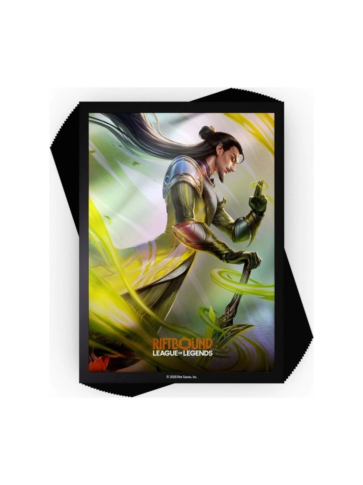 Riftbound: League of Legends TCG – Unleashed Art Sleeves Master YI (100 Sleeves) de Riftbound en Fundas | La Cueva Roja