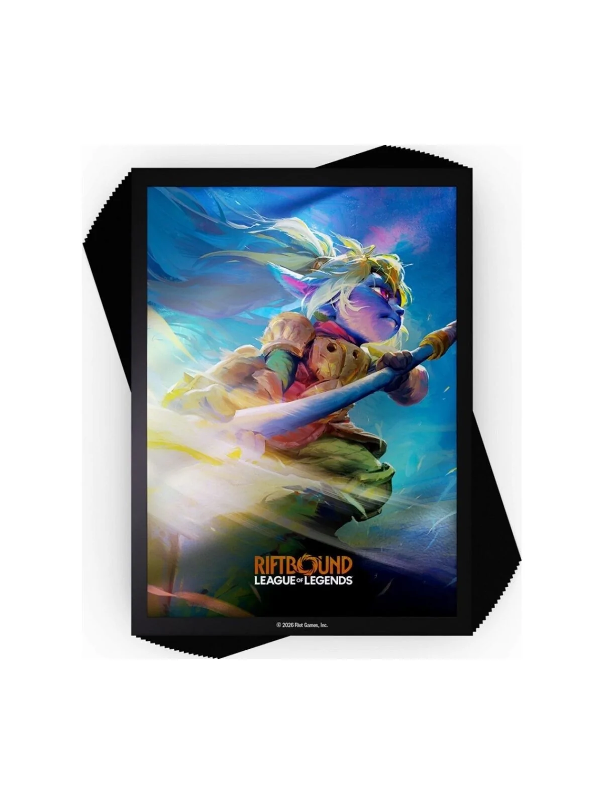 Riftbound: League of Legends TCG – Unleashed Art Sleeves Poppy (100 Sleeves) de Riftbound en Fundas | La Cueva Roja