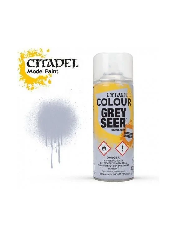Warhammer Colour: Grey Seer Spray Paint (62-34) de Games Workshop en Warhammer Colour | La Cueva Roja