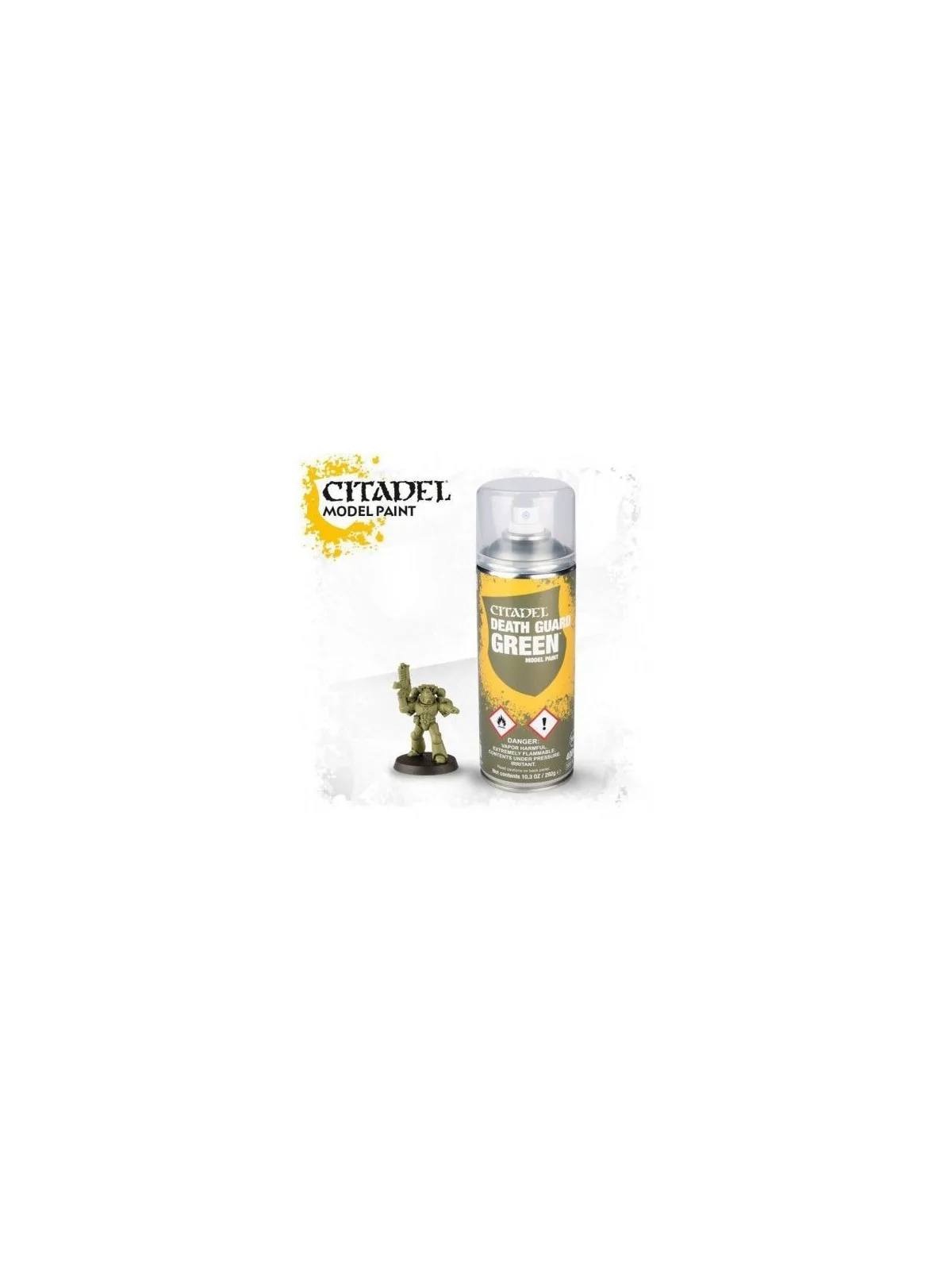 Warhammer Colour: Death Guard Green Spray (62-32) de Games Workshop en Warhammer Colour | La Cueva Roja