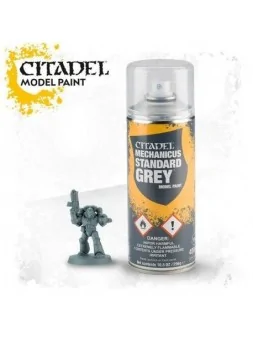 Warhammer Colour: Mechanicus Standard Grey Spray (62-26) de Games Workshop en Warhammer Colour | La Cueva Roja