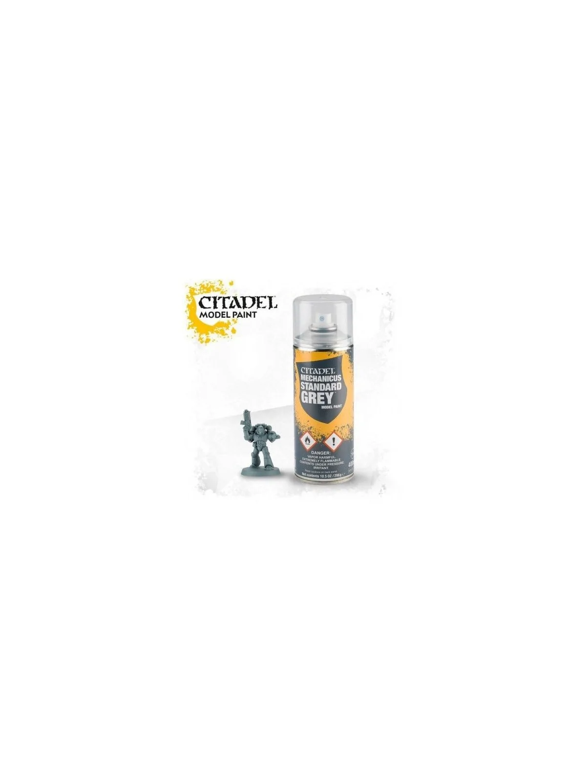 Warhammer Colour: Mechanicus Standard Grey Spray (62-26) de Games Workshop en Warhammer Colour | La Cueva Roja