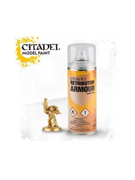 Warhammer Colour: Retributor armour spray paint (62-25) de Games Workshop en Warhammer Colour | La Cueva Roja