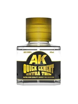AK Quick Cement Extra Thin (AK12001) de AK Interactive en Materiales | La Cueva Roja