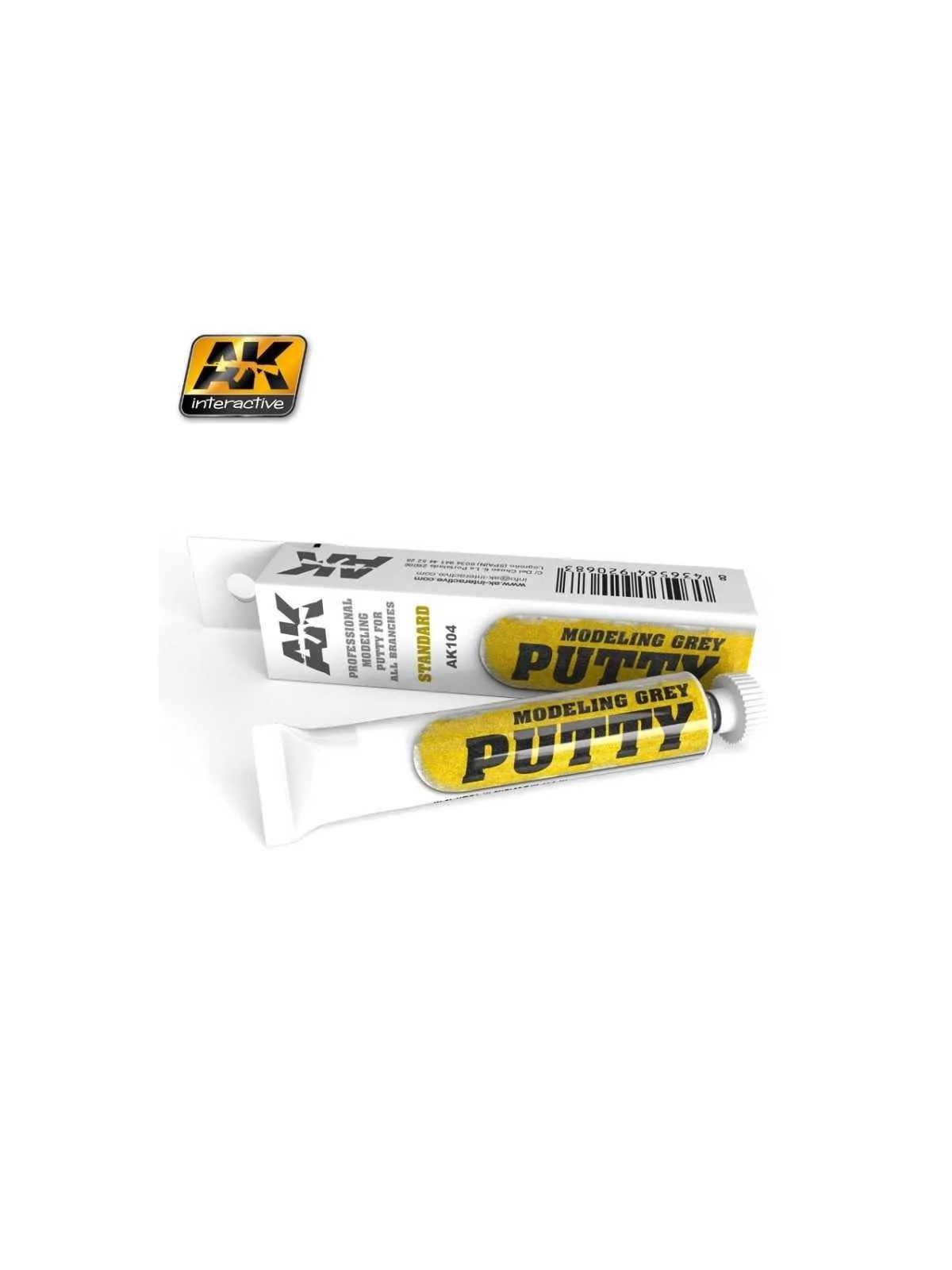 Ak Modeling Grey Putty 20ml de AK Interactive en Masillas | La Cueva Roja