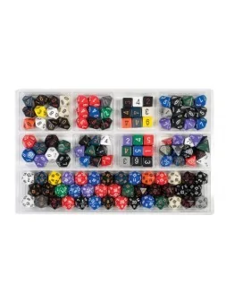 Loose Dice Samplers, Displays & 125 Polyhedral Dice Assortments de Chessex en Dados | La Cueva Roja