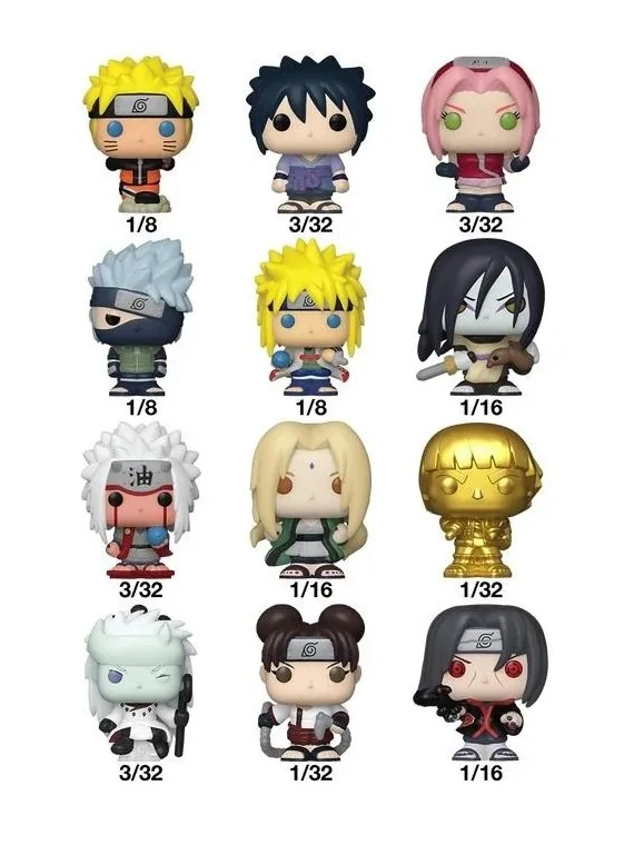 Naruto Shippuden Mystery Bitty Pop de Funko en Funko Pop | La Cueva Roja