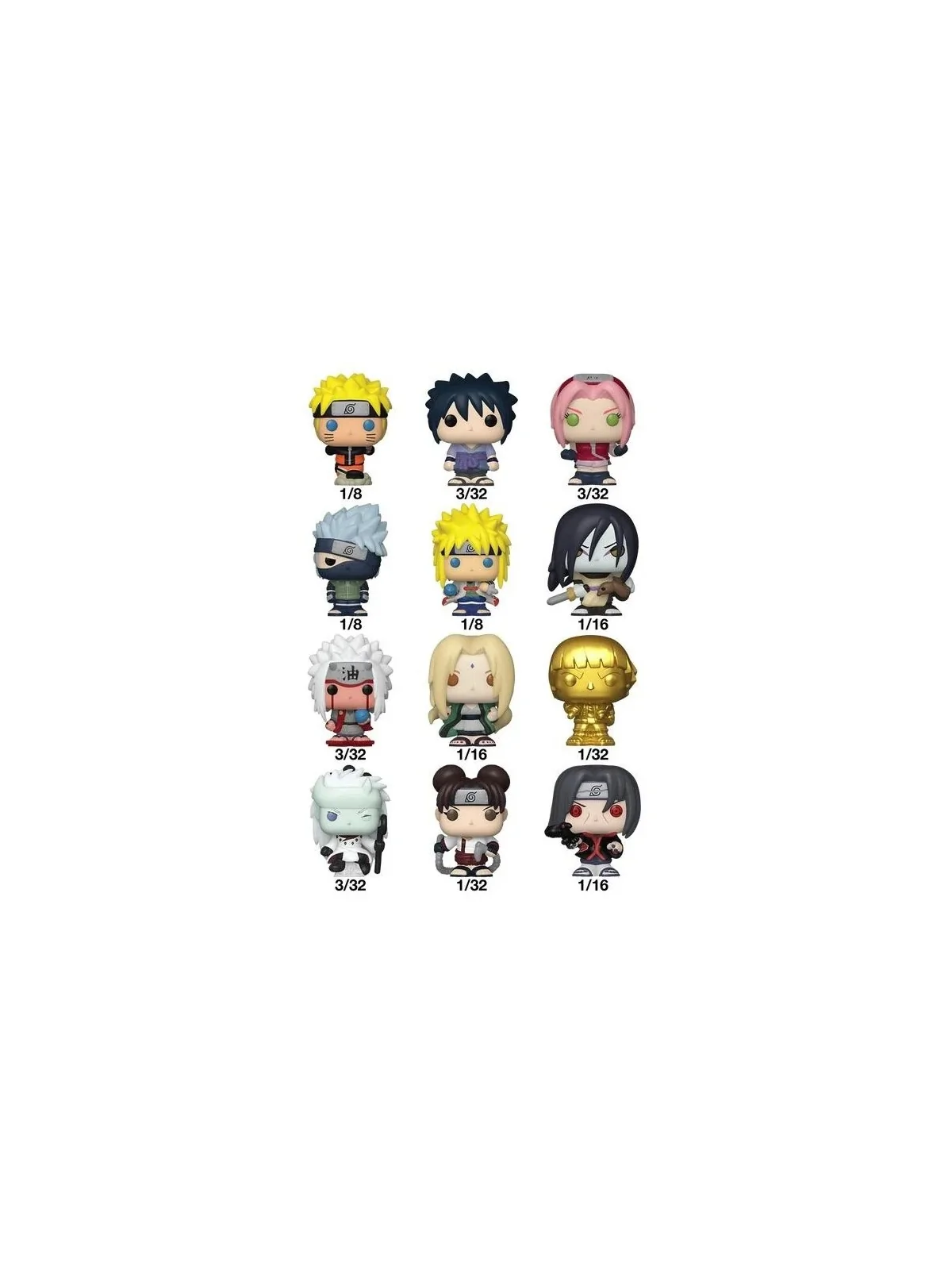 Naruto Shippuden Mystery Bitty Pop de Funko en Funko Pop | La Cueva Roja